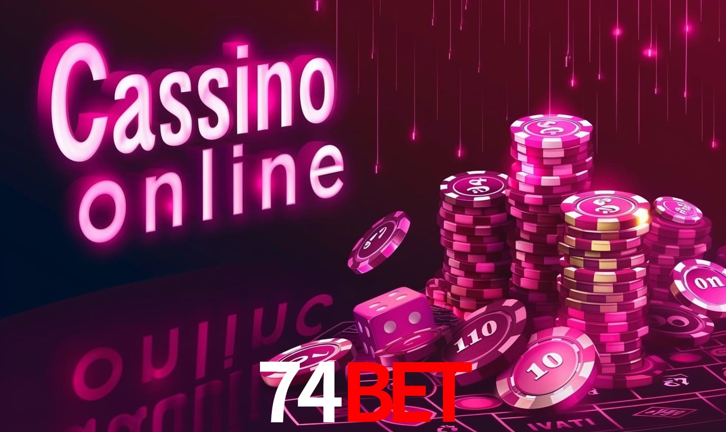 Interface do App 74BET